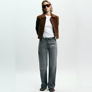 ZARA Z1975 HIGH-WAISTED REGULAR FIT JEANS WITH BELT